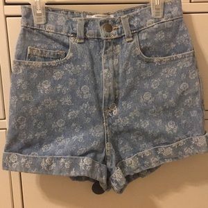 high-waisted american apparel shorts
